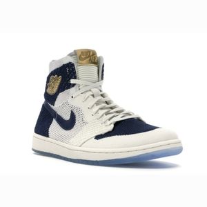 Jordan 1 Retro High Flyknit Derek Jeter RE2PECT